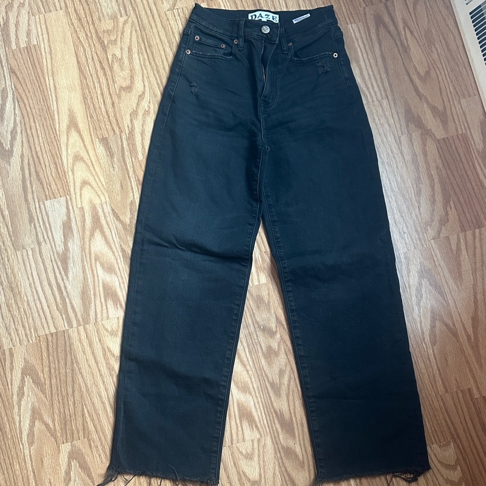 High Rise Black Jeans